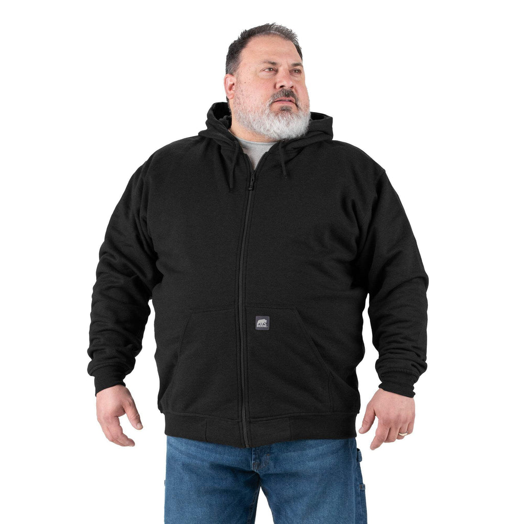 Thermal-Lined Full-Zip Hooded Sweatshirt P5268