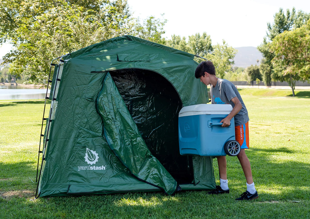 Heavy Duty Outdoor Storage Shed Tent - 74" Wide x 32" Deep x 68" High E69865