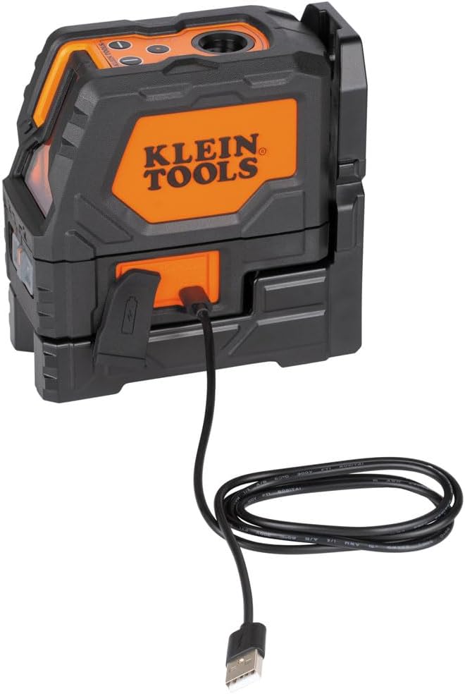Self-Leveling Cross-Line Laser Level with Magnetic Mounting Clamp D5132
