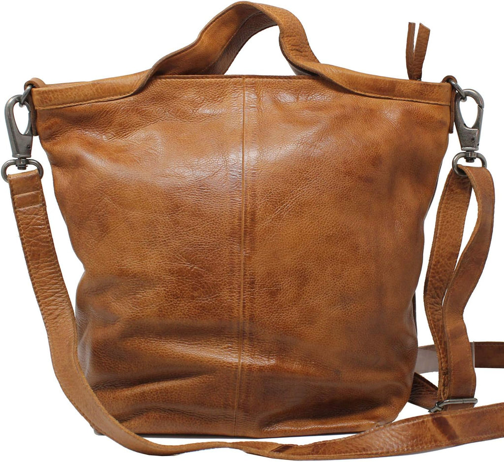 Cognac Leather Tote Bag L307994
