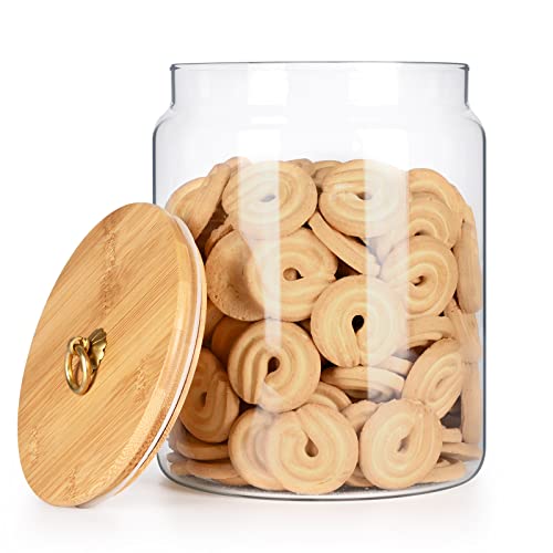 1 Gallon Glass Food Storage Jars with Bamboo Lids Z819205