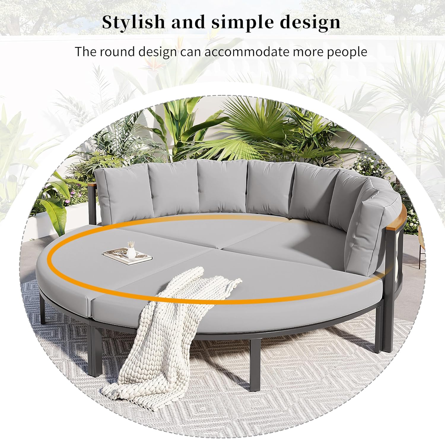 Grey Lounge Sofa Bed G1355