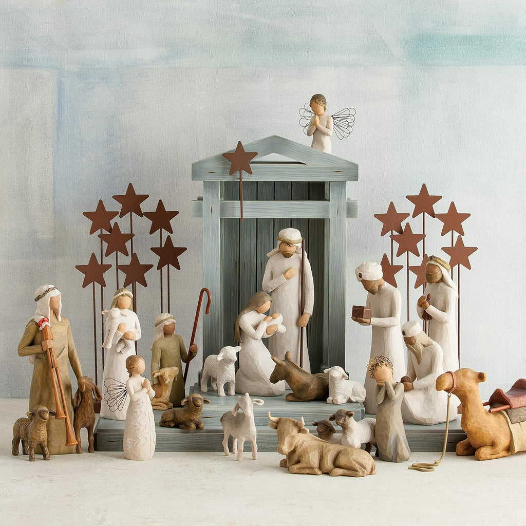 Hand-painted nativity backdrop Q42543