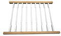 Primed White Wood Colonial Stair Rail Section Kit (7 foot 6 inches) E652