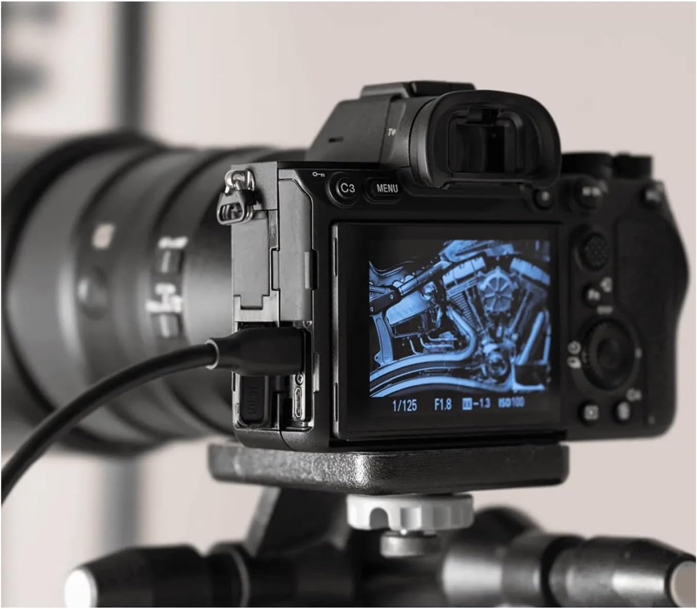 Black Full-Frame Mirrorless Digital Camera Body U25257