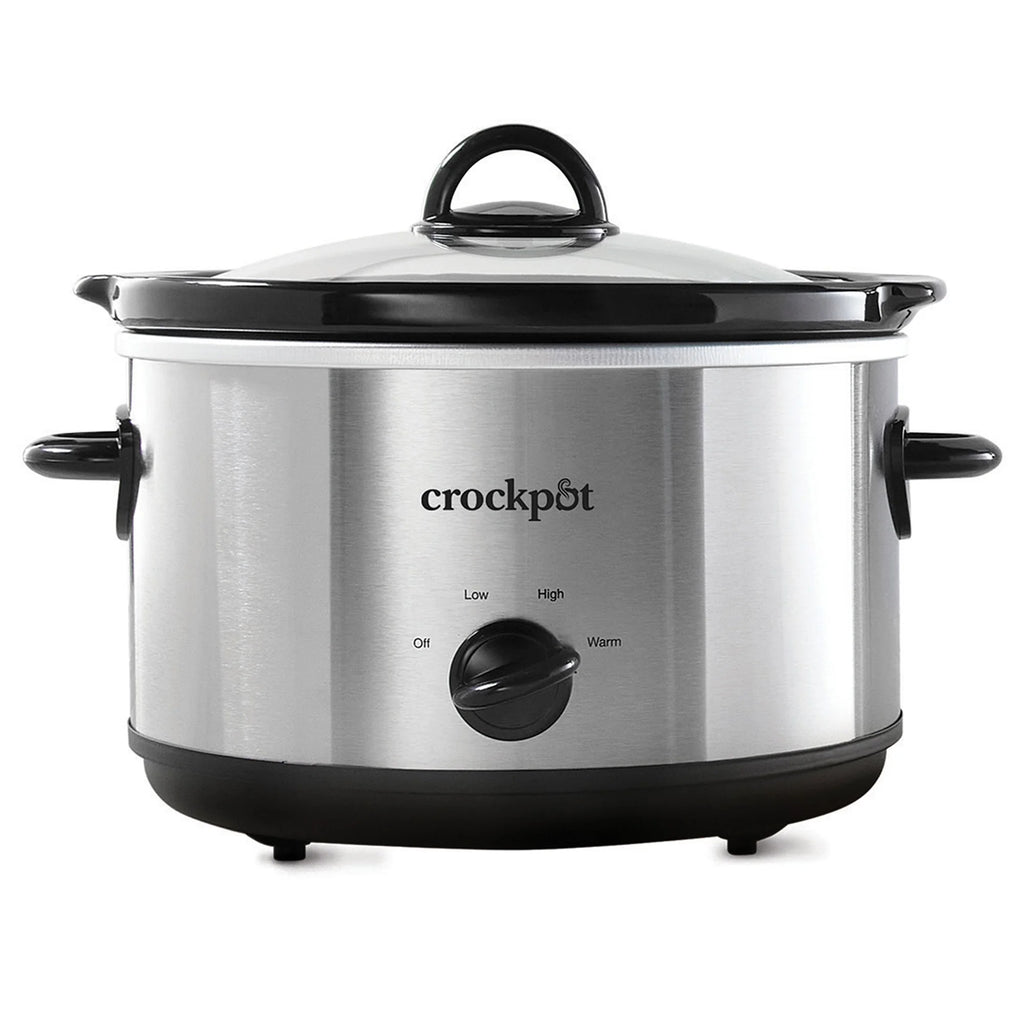 4.5 Quart Manual Slow Cooker Silver C2467