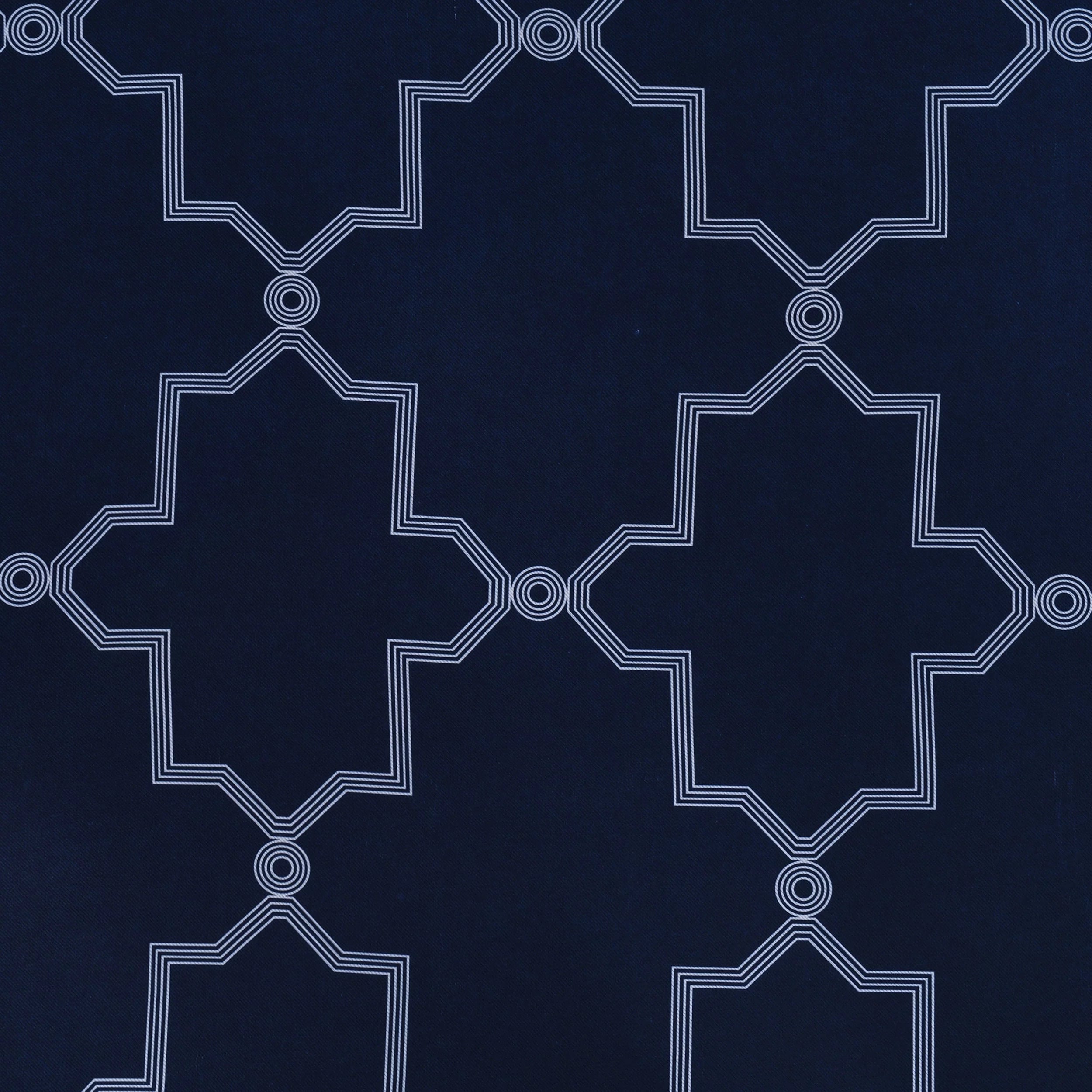 Navy Blue Blackout Grommet Curtain Set Of 2 B79945