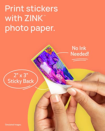 Mini Photo Printer, Pure White A1202
