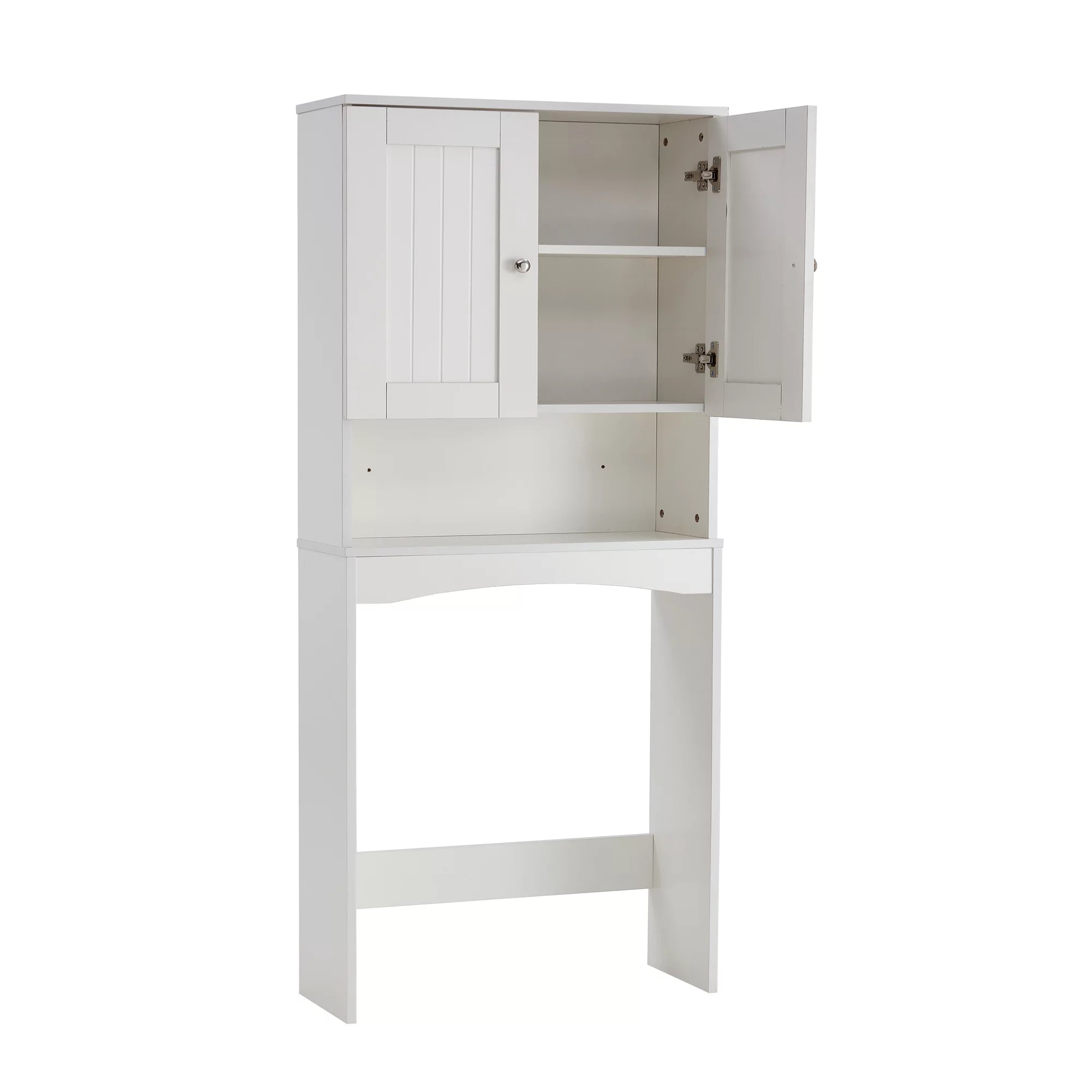 White Bathroom Shelf Over The Toilet Cabinet Organizer A85201