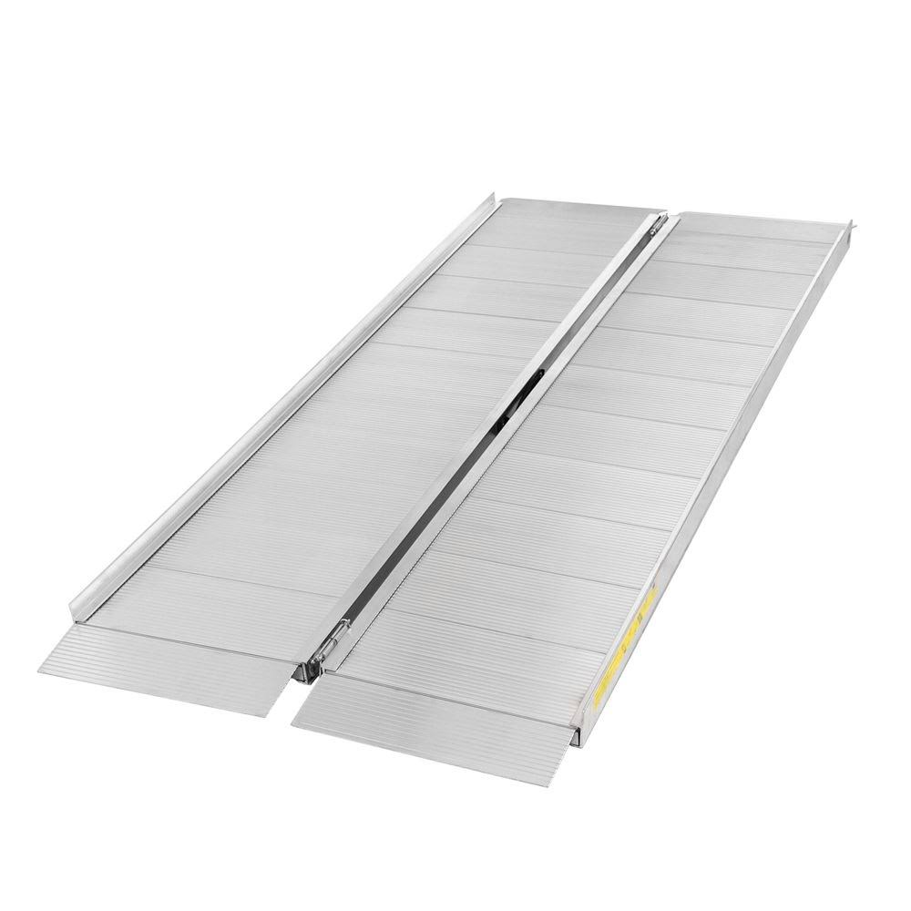 6 ft Portable Single-Fold Aluminum Wheelchair and Scooter Ramp B215109