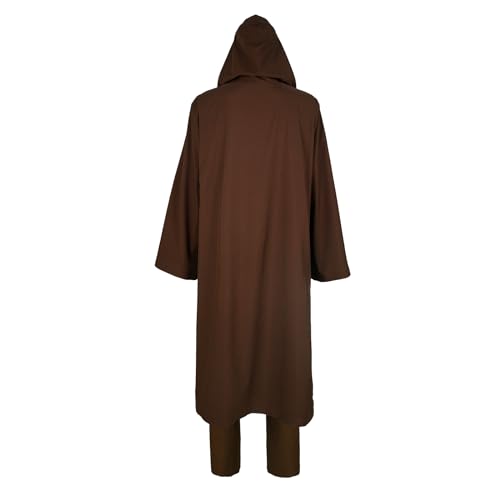 Men's Tunic Hooded Robe Halloween Cosplay Costume Set D66796