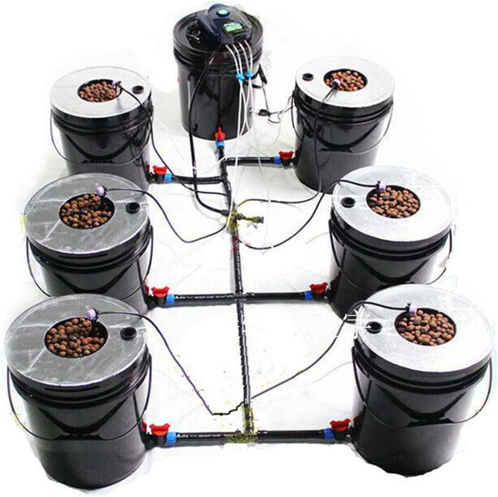 7 Bucket 5 Gallon Deep Water Culture Hydroponic System B8423