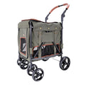 Army Green Pet Wagon Stroller with 4-Wheel Detachable Carrier A397048