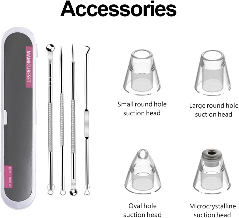 Black Head Remover Tool with 4 Probes & 3 Modes Y4720