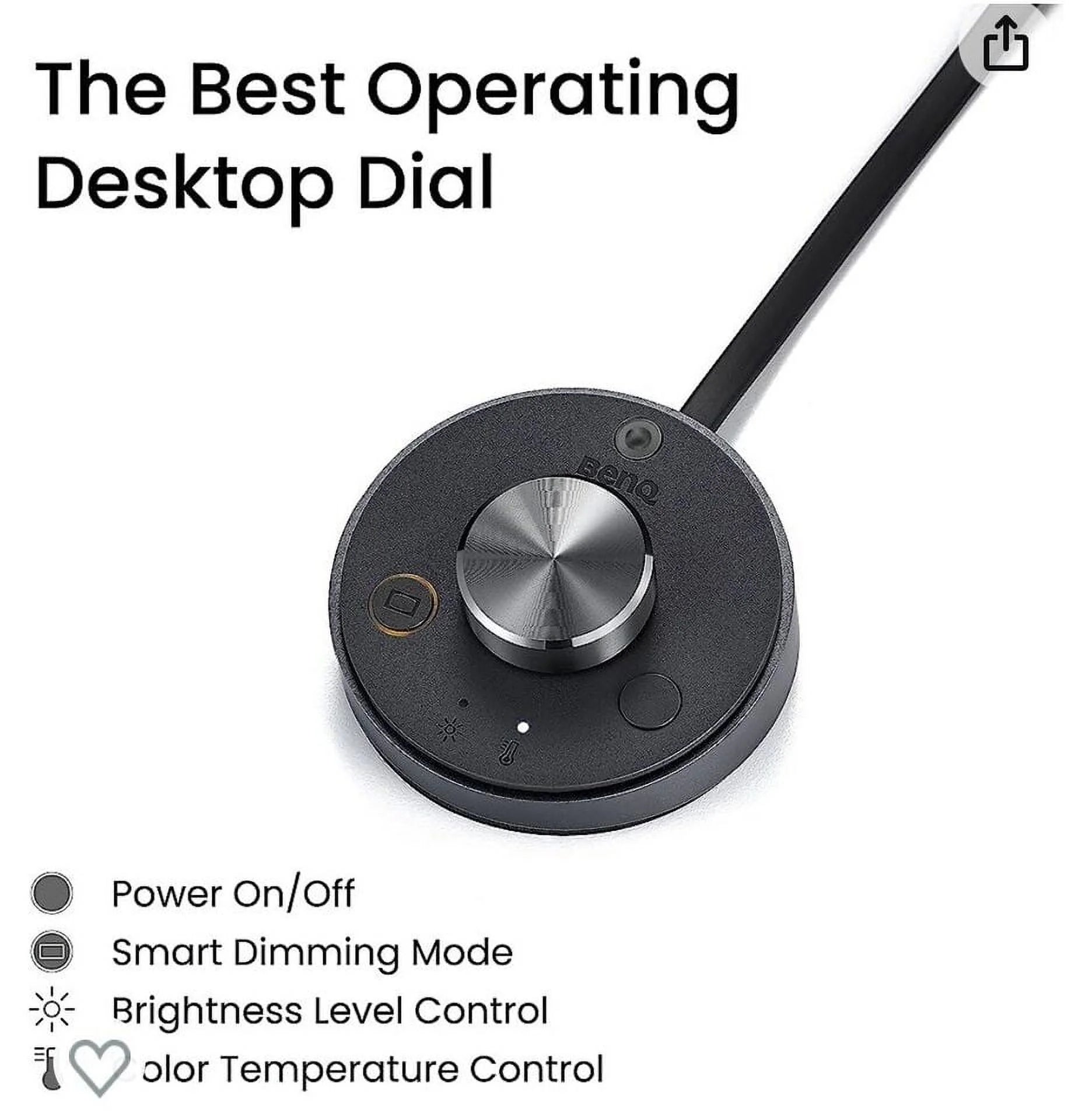 LED Computer Monitor Light Lamp with Desktop Dial F394092