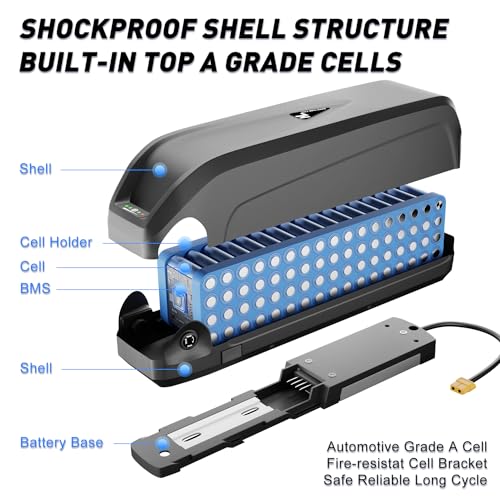 13Ah Electric Bike Battery with Base and Charger O194522