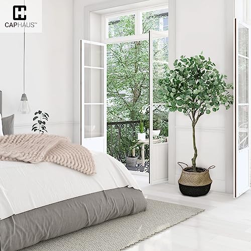 Artificial Olive Tree Faux Potted Topiary Tree 5 Feet with Dried Moss J2483