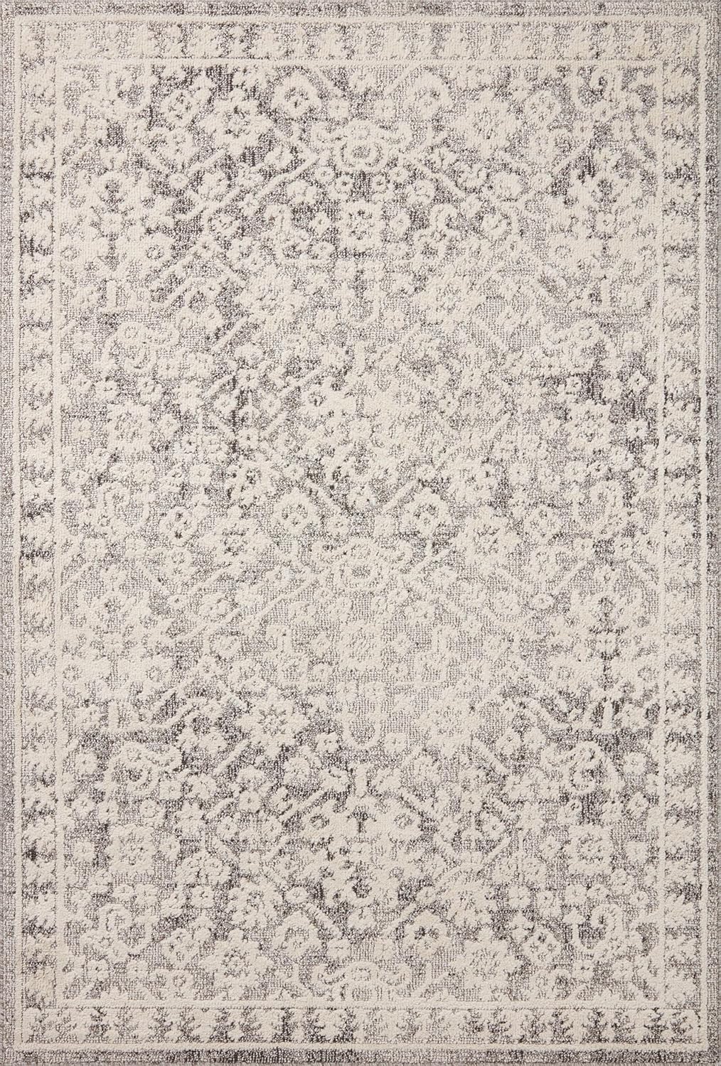 Grey/Ivory 5'-3" x 7'-6" Area Rug V142183