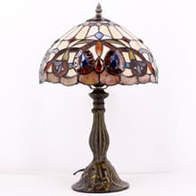 Tiffany Style Stained Glass Table Lamp 12X12X18 Inches F446732