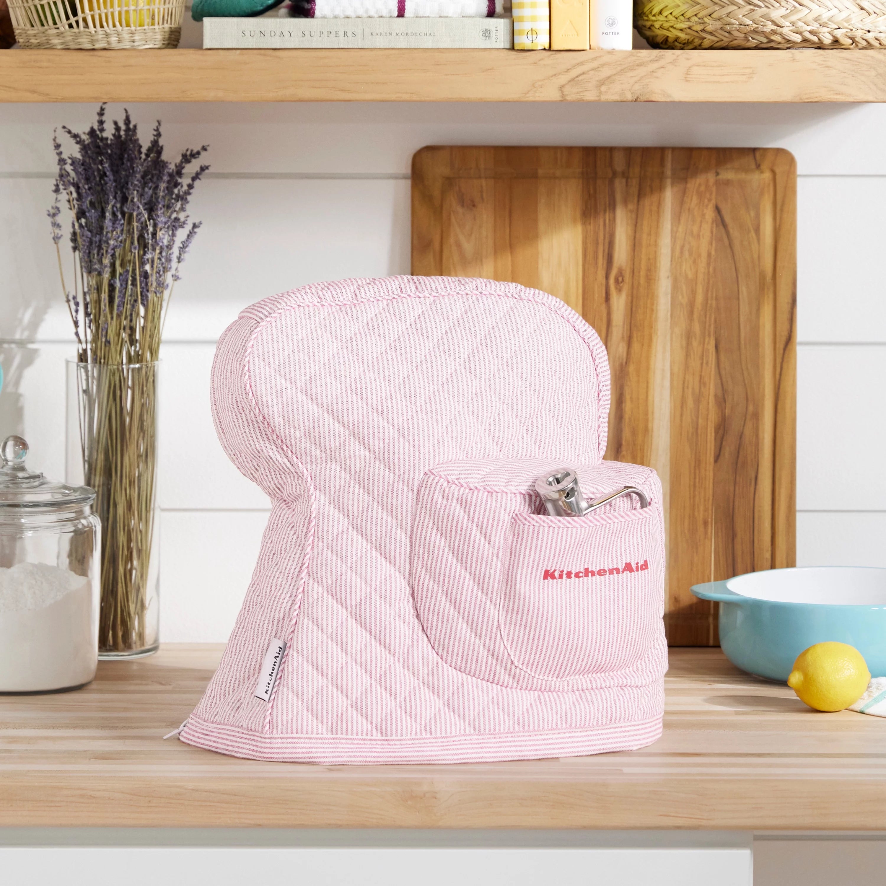 Quilted 100% Cotton Stand Mixer Cover, 14.4"x18"x10" M797