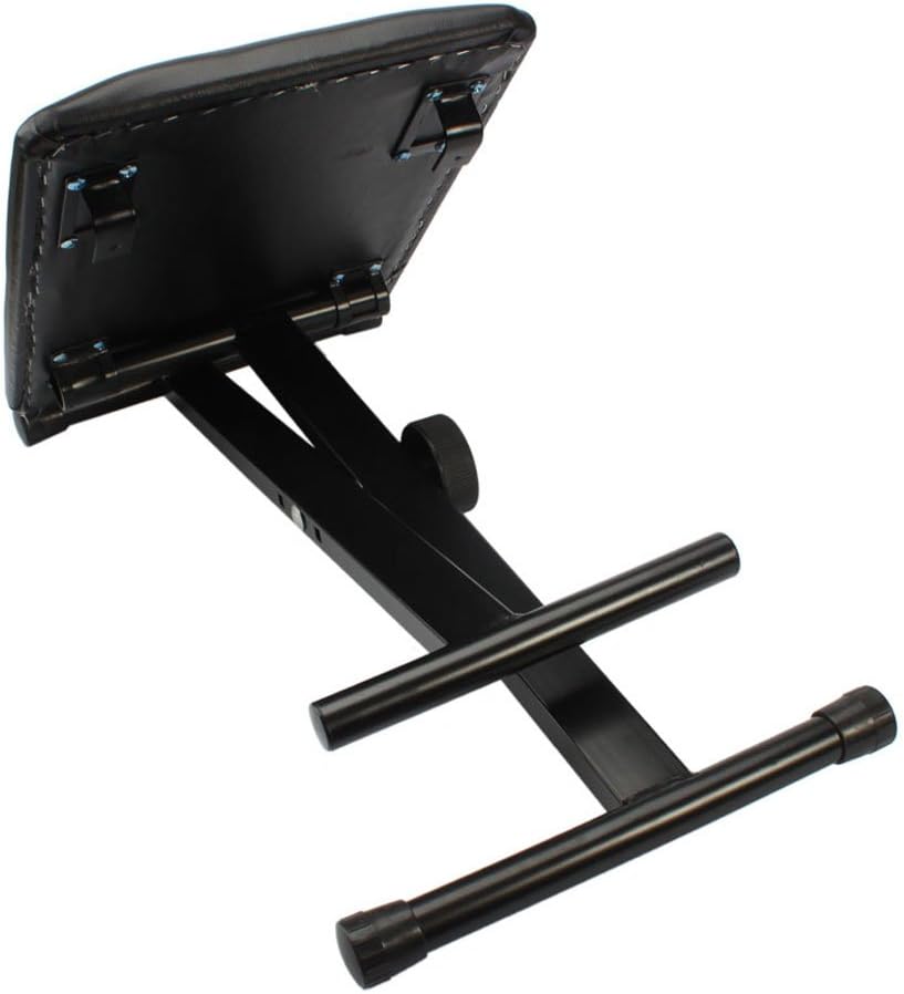 Heavy-Duty Double-X Adjustable Piano Keyboard Stand and Classic Piano Bench H9157