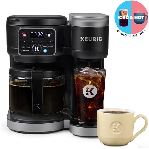 Single Serve & Carafe Coffee Maker, 72oz Reservoir S959