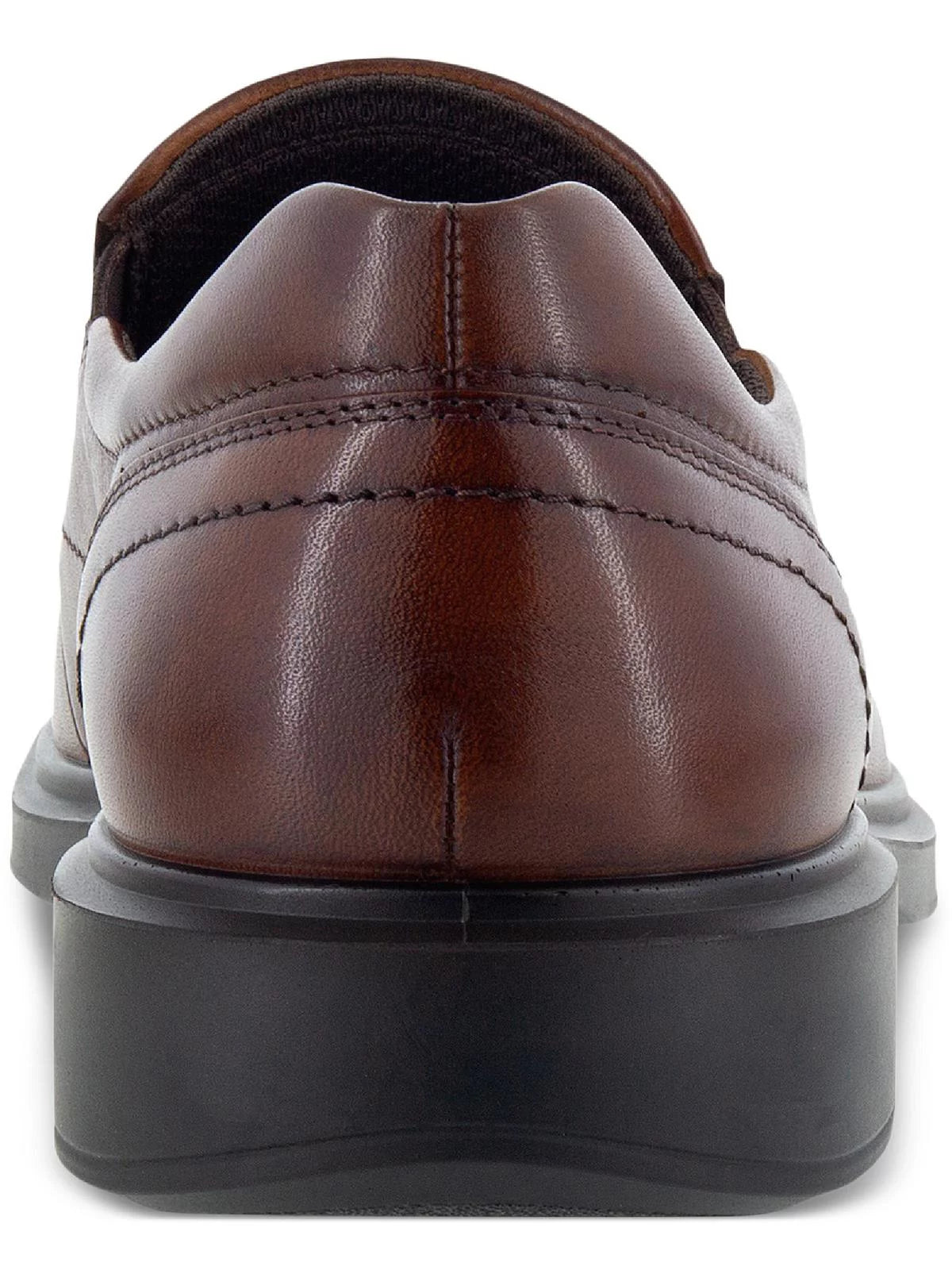 Cognac Leather Slip-on Shoes E1253