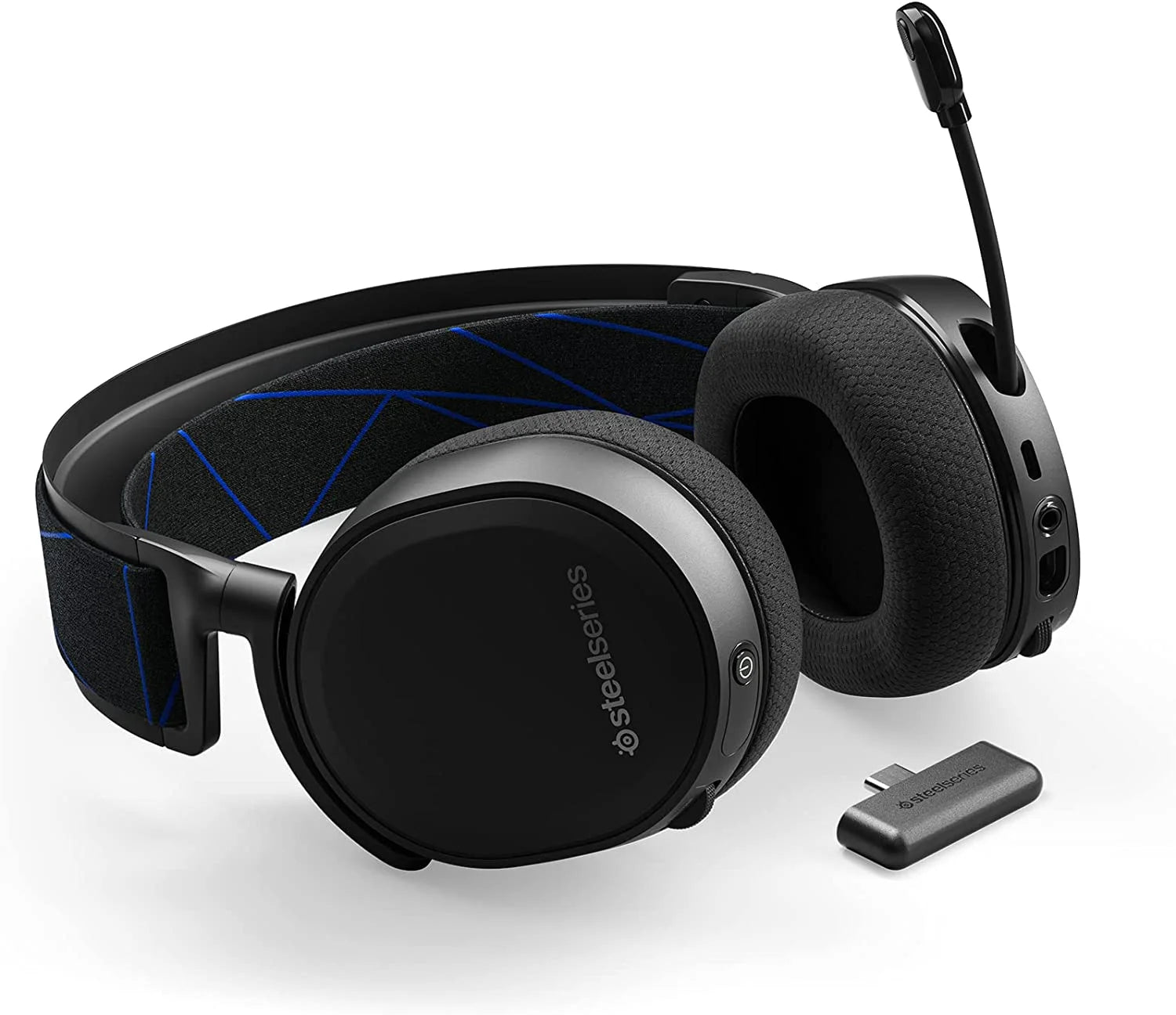 Wireless 2.4 GHz USB-C Black Headset Y6843
