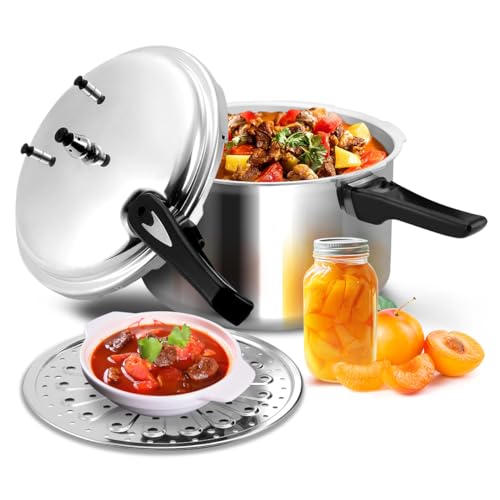 12 Quart Aluminum Pressure Cooker with Cooking Rack R38020