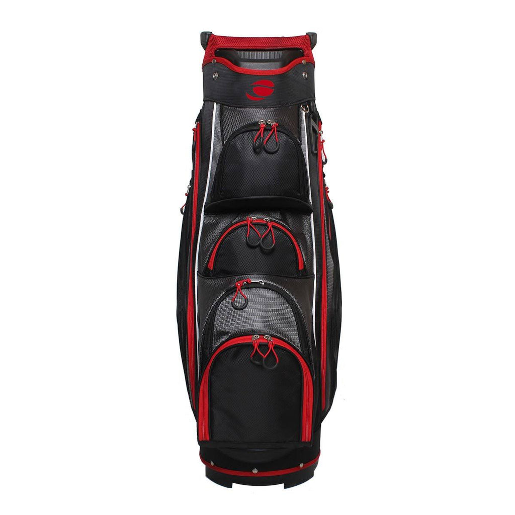 Black/Red/Charcoal Golf Cart Bag Z500