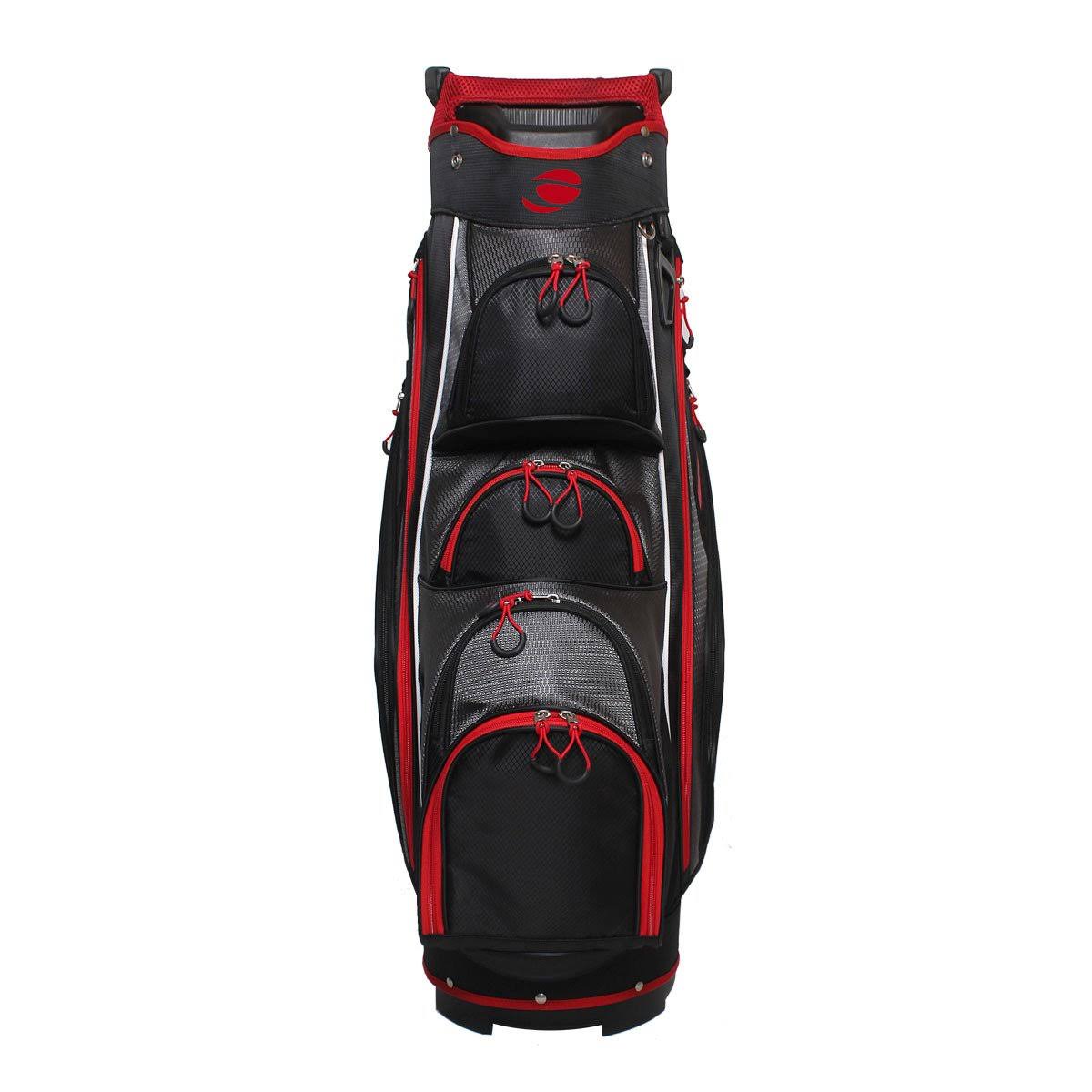 Black/Red/Charcoal Golf Cart Bag Z500