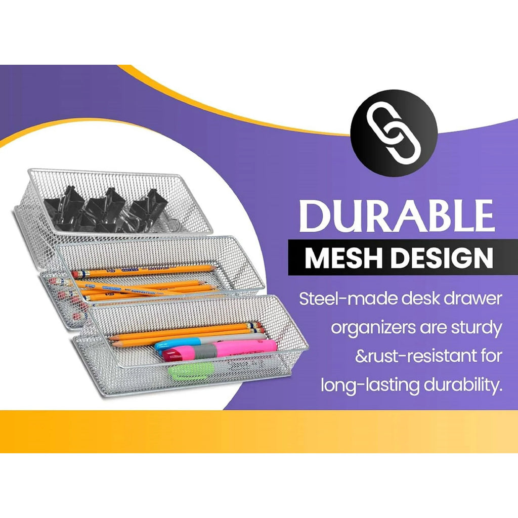Mesh Desk Drawer Organizer Tray G9009