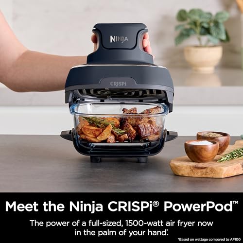 Green 4 QT & 6 Cup Glass Air Fryer L88802