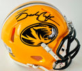 BRADY COOK SIGNED MISSOURI TIGERS ALTERNATE MINI HELMET AUTOGRAPH O3667