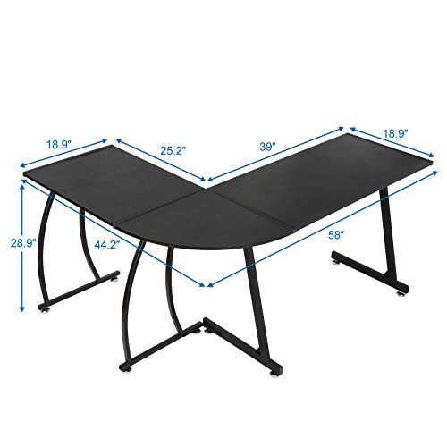 White L Shaped Corner Desk E883360