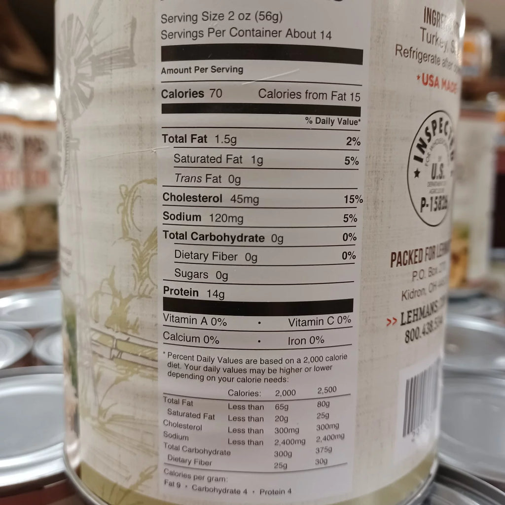 28 Oz Canned Turkey Meat A6745