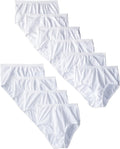 9 Pack White Cotton Briefs A743861