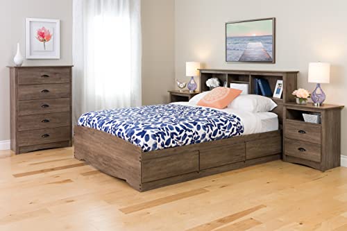 Black King Bookcase Headboard L24461
