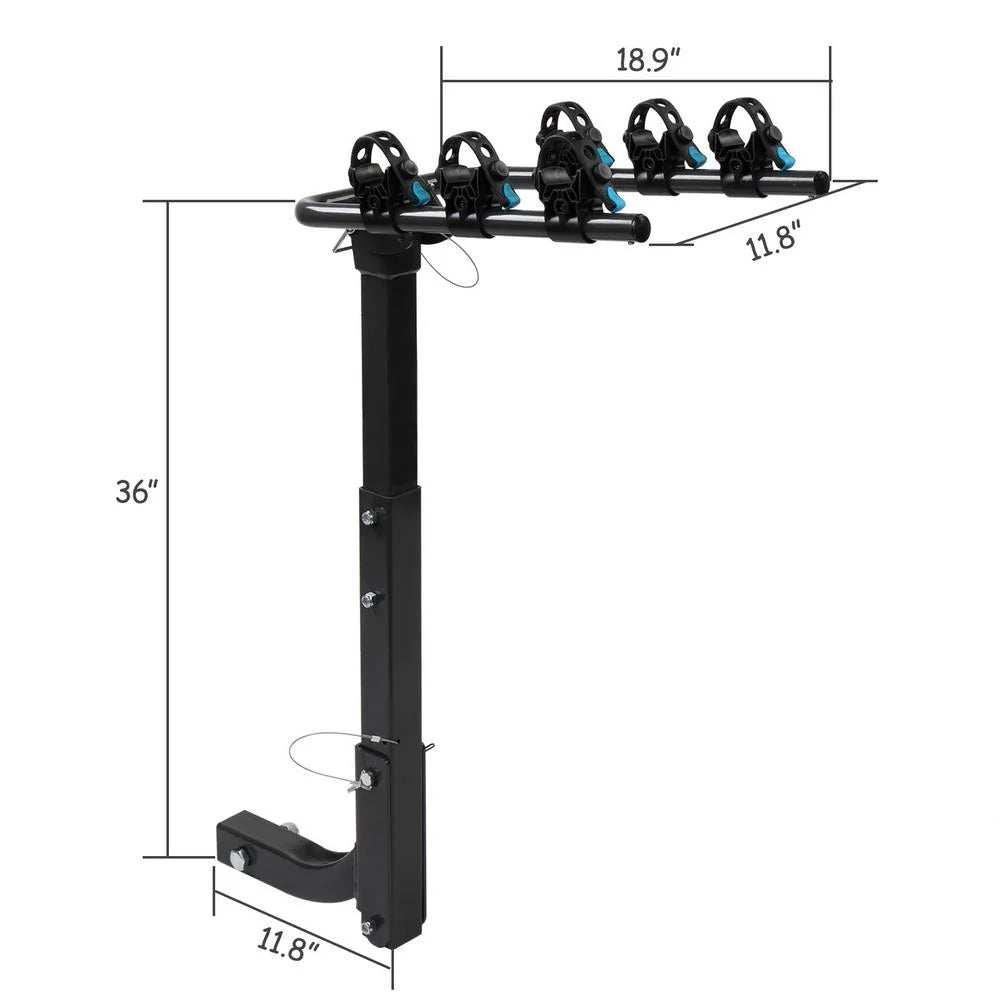 3 Bike Rack with 2 Inch Hitch Receiver W171885