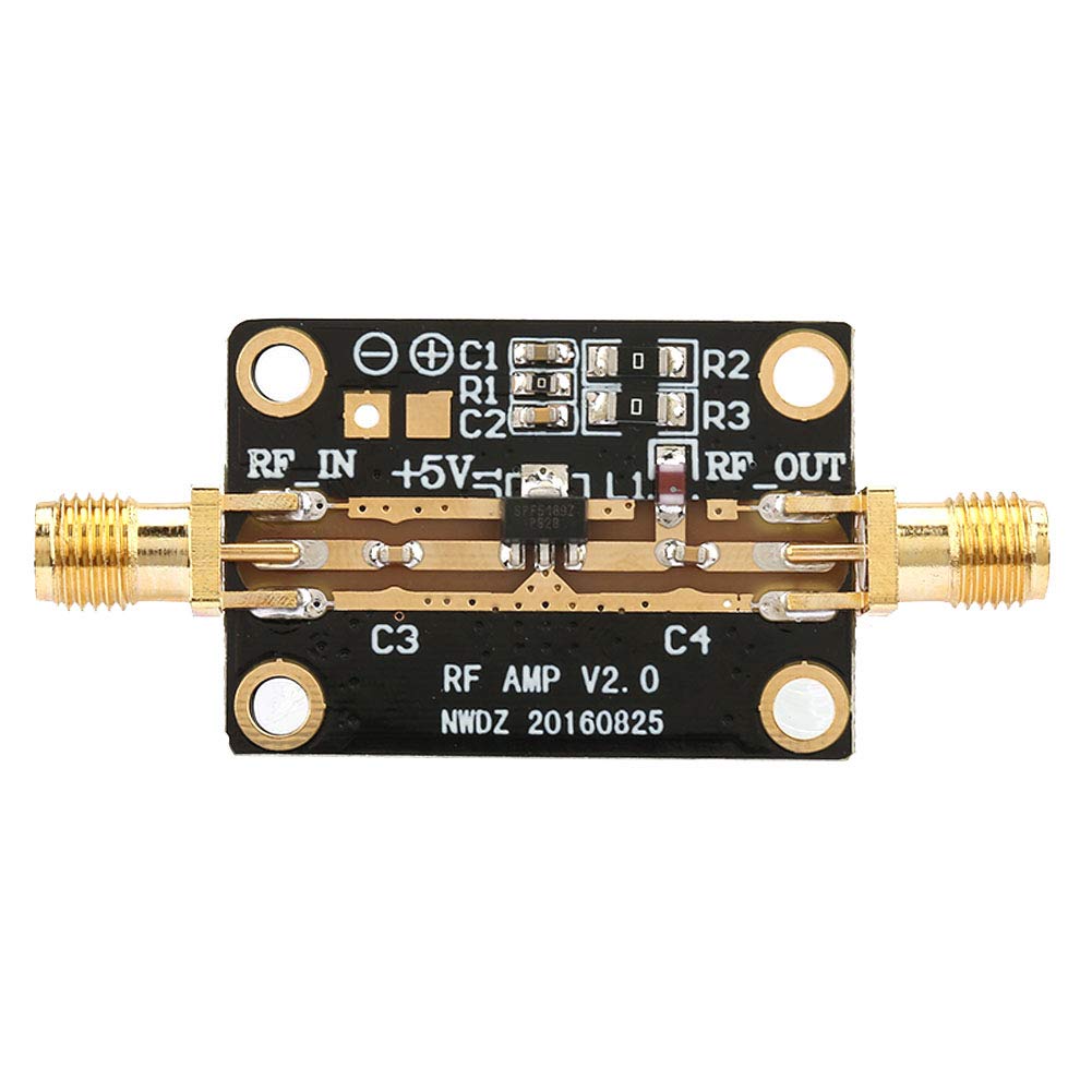 Low Noise Ultra Bandwidth Amplifier LNA 0.05-4GHz NF=0.6dB RF FM HF VHF UHF WideBand Non Reflective Design Frequency Capability Ham Radio with High Isolation RF Amplifier D24877