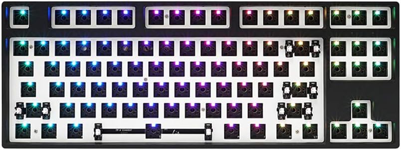 GK87 White TKL Hotswap Mechanical Keyboard Kit Pack of 2 K72144