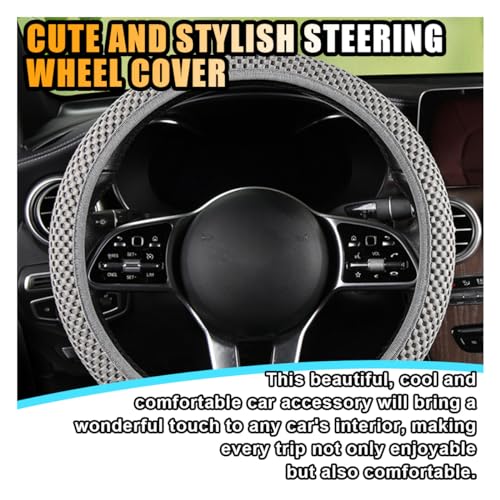 Universal 15 Inch Microfiber Steering Wheel Cover M9044