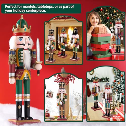 12 inch Wooden Nutcracker Ornament L23106