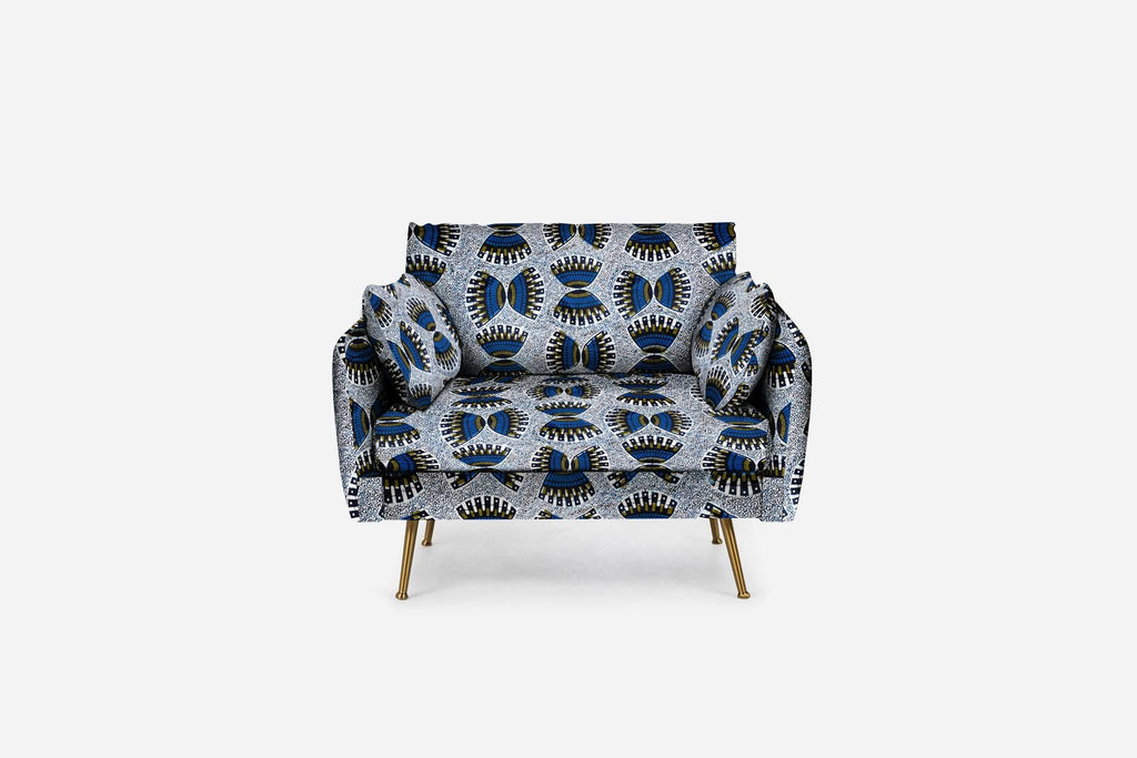 Modern Armchair Velvet Gold K98741
