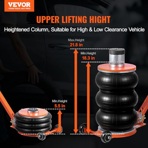 5 Ton Triple Bag Air Jack with Thick Rubber Pad V871888