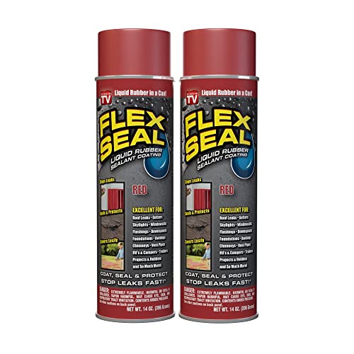 14 oz Red Waterproof Rubber Spray On Sealant Coating U368