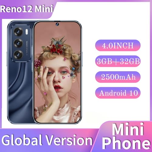 4.0 inch HD Display 3GB RAM 32GB ROM Dual SIM Android 10.0 Smartphone Black F93353