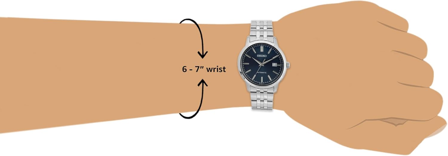 Blue Stainless Steel Automatic Watch L63353