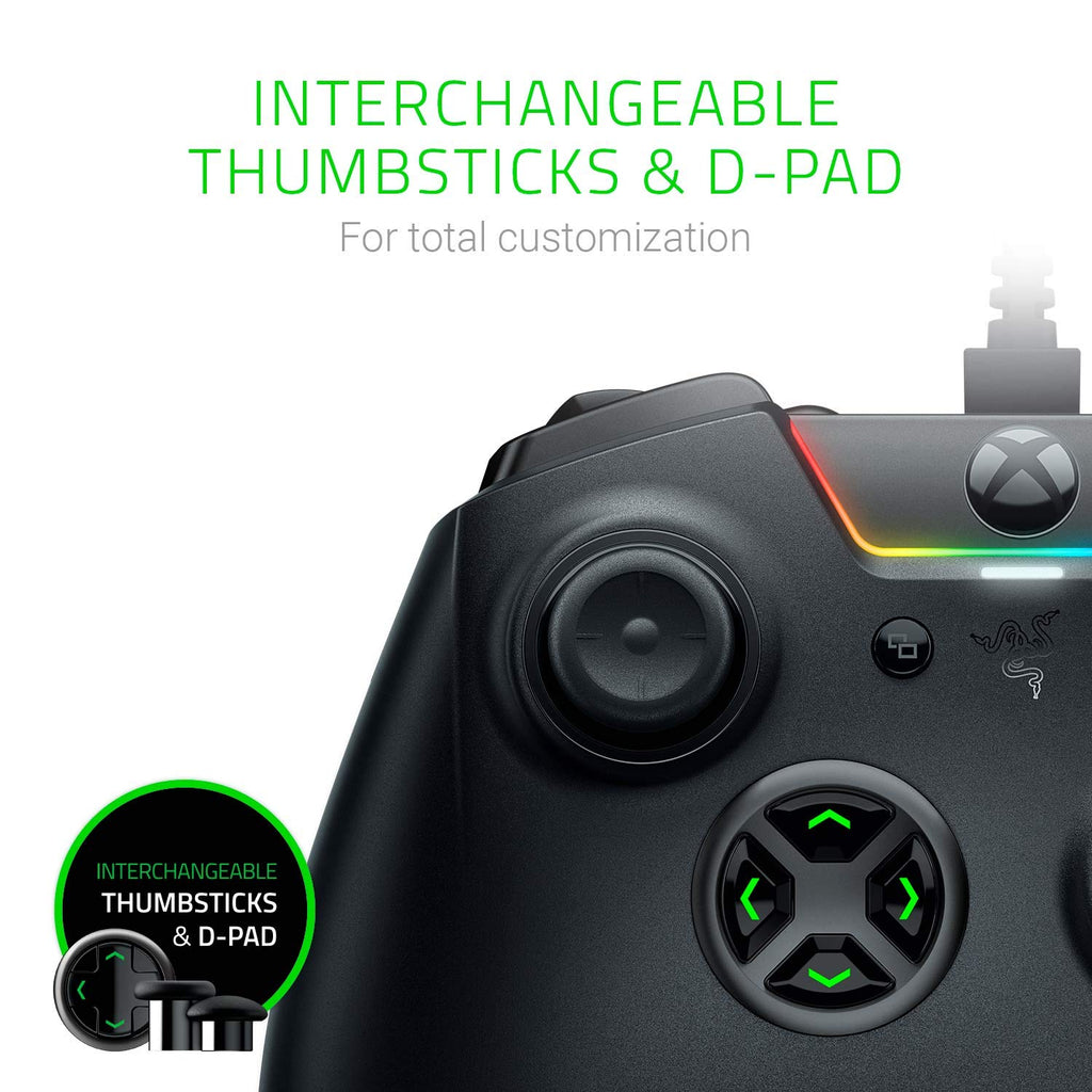 Black Officially Licensed Xbox One Controller with 6 Remappable Buttons and Triggers G76413