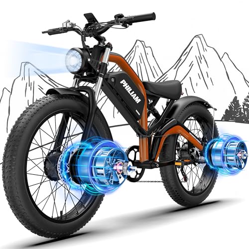 52V 23AH 26" Fat Tire Full Suspension Electric Bike S439763